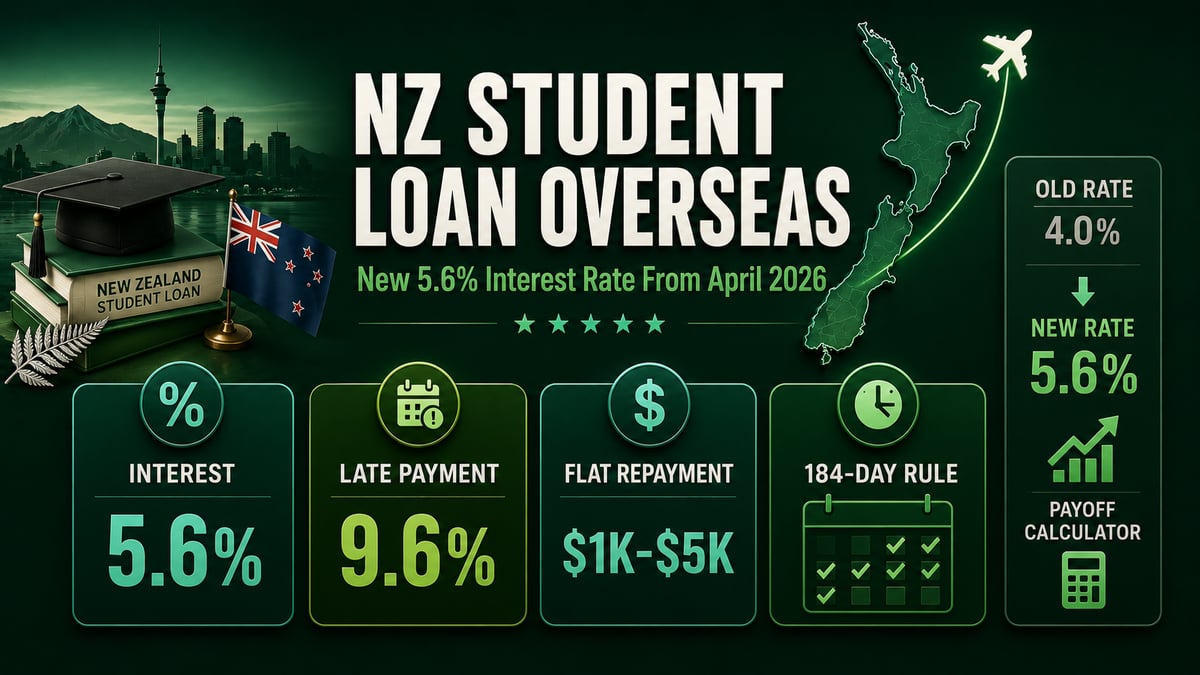 NZ Student Loan Obligations When Moving Overseas: 2026 Interest Rates and Repayment Rules - FinanceLives